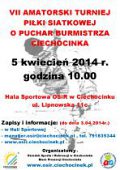 VII Amatorskim Turnieju Piłki Siatkowej o Puchar Burmistrza Ciechocinka
