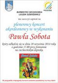 Plenerowy akordeonowy koncert Pawła Sobota