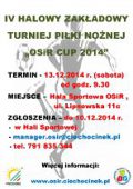 IV Halowy Zakładowy Turniej Piłki Nożnej "OSiR Cup 2014"