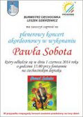 Plenerowy koncert akordeonowy w wykonaniu Pawła Sobota